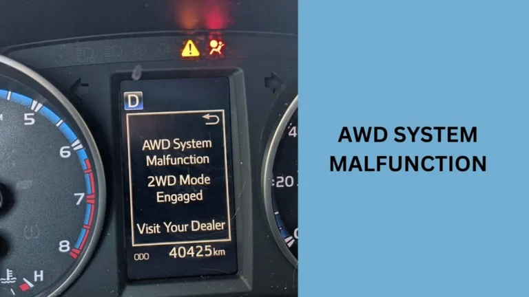 AWD System Malfunction