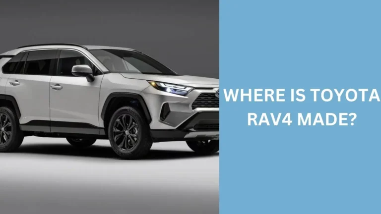 Where Is Toyota Rav4 Made